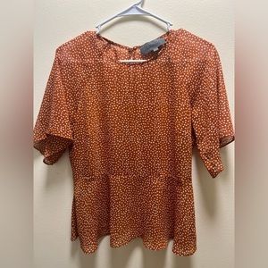 Anthropology Sunday in Brooklyn Sheer Blouse